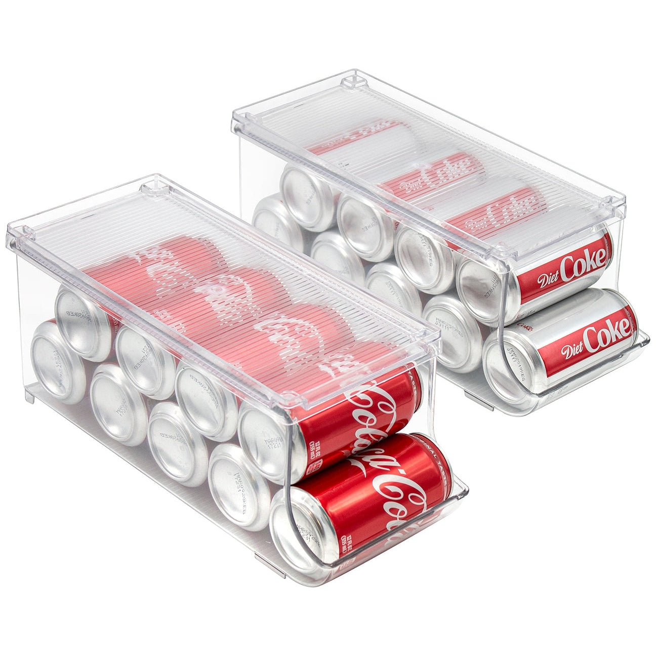 Acrylic Soda Can Holder Storage Organizer Fridge Bin, 1 Pack - Harris Teeter