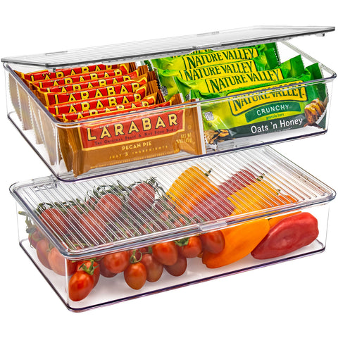 Pantry Storage Bins for with Hinged Lids Pantry Storage Bins for with Hinged Lids