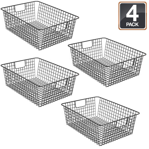 Iron Storage Basket (4 Pack) Iron Storage Basket (4 Pack)