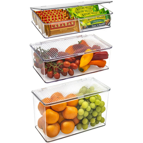 Pantry Storage Bins for with Hinged Lids Pantry Storage Bins for with Hinged Lids