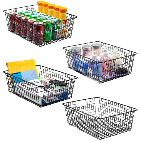Iron Storage Basket (4 Pack) Iron Storage Basket (4 Pack)