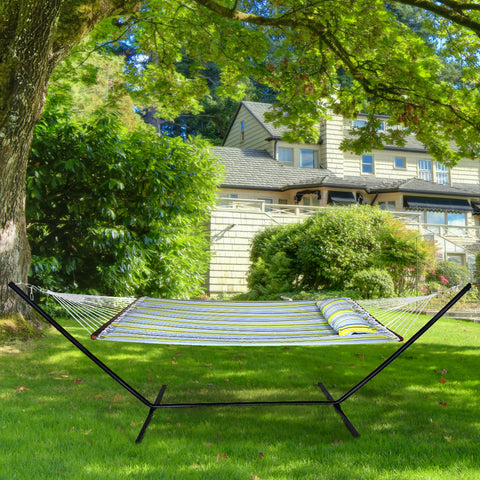 Hammock with Spreader Bars & Frame (Multi-color) - Sorbus Home Hammock with Spreader Bars & Frame (Multi-color) - Sorbus Home