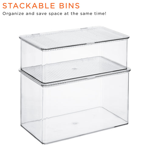 Pantry Storage Bins for with Hinged Lids Pantry Storage Bins for with Hinged Lids