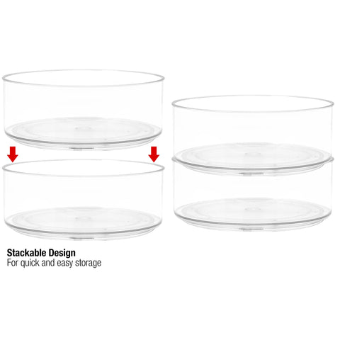 Lazy Susan Turntable Bins (2 Pack) Lazy Susan Turntable Bins (2 Pack)