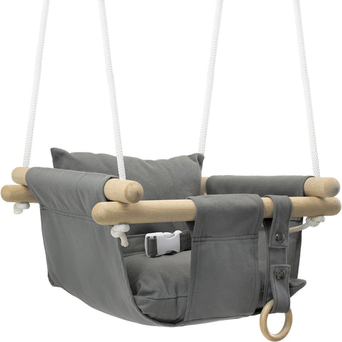 Canvas Baby Swing Seat Canvas Baby Swing Seat