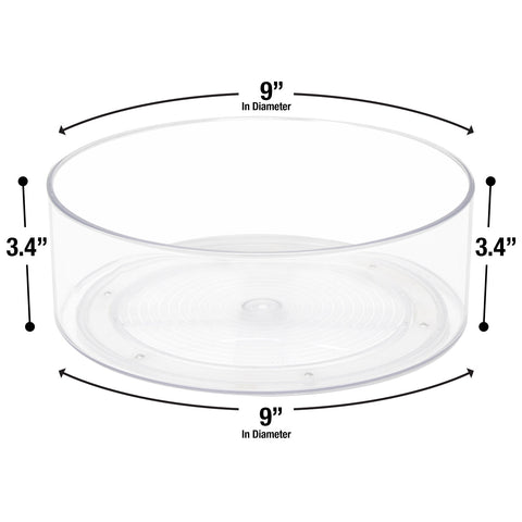 Lazy Susan Turntable Bins (2 Pack) Lazy Susan Turntable Bins (2 Pack)