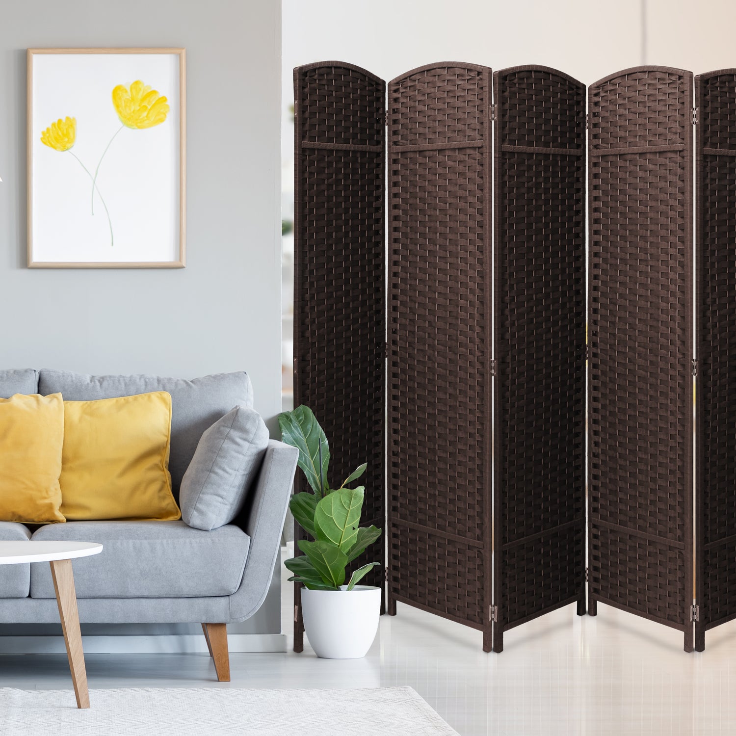 room divider, 8 panels, double hinged, portable room divider, 8 panels, double hinged, portable