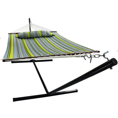 Hammock with Spreader Bars & Frame (Multi-color) - Sorbus Home Hammock with Spreader Bars & Frame (Multi-color) - Sorbus Home