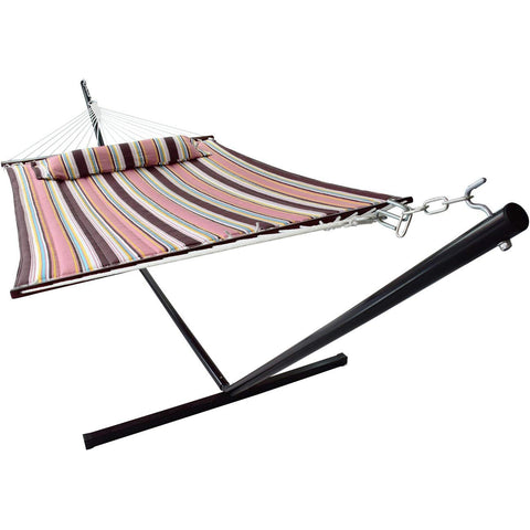 Hammock with Spreader Bars & Frame (Multi-color) - Sorbus Home Hammock with Spreader Bars & Frame (Multi-color) - Sorbus Home