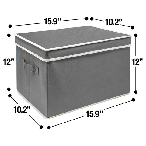 Storage Box Bins With Lid (Set of 3) Storage Box Bins With Lid (Set of 3)