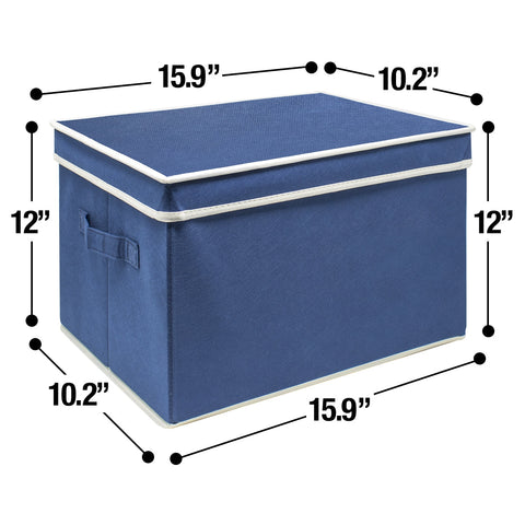 Storage Box Bins With Lid (Set of 3) Storage Box Bins With Lid (Set of 3)