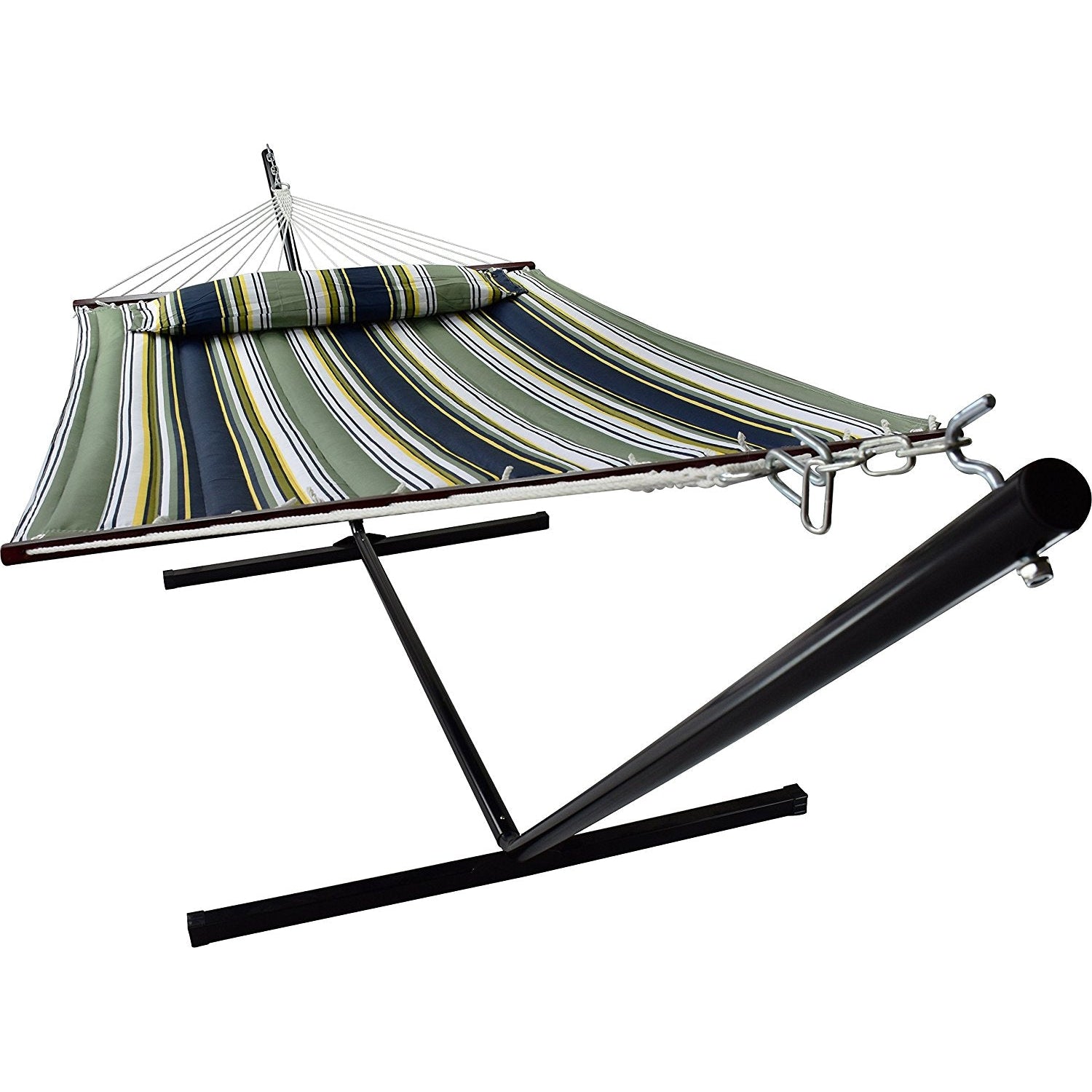 Hammock with Spreader Bars & Frame (Multi-color) - Sorbus Home Hammock with Spreader Bars & Frame (Multi-color) - Sorbus Home