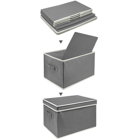Storage Box Bins With Lid (Set of 3) Storage Box Bins With Lid (Set of 3)