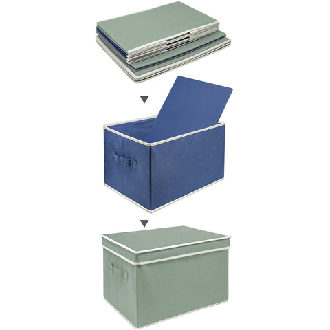 Storage Box Bins With Lid (Set of 3) Storage Box Bins With Lid (Set of 3)