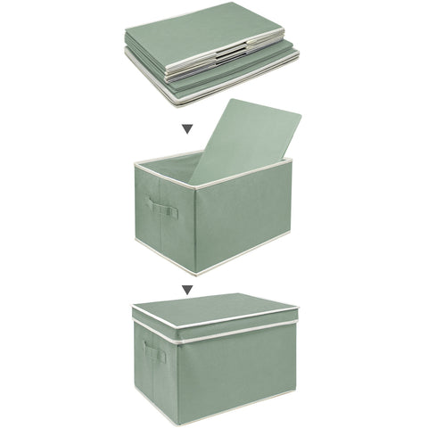 Storage Box Bins With Lid (Set of 3) Storage Box Bins With Lid (Set of 3)