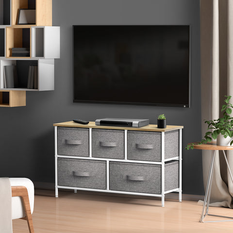5 Drawer Wide Short Dresser 5 Drawer Wide Short Dresser