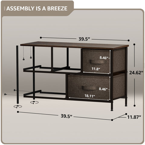 5 Drawer Wide Short Dresser 5 Drawer Wide Short Dresser