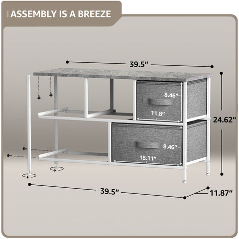 5 Drawer Wide Short Dresser 5 Drawer Wide Short Dresser