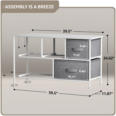 5 Drawer Wide Short Dresser 5 Drawer Wide Short Dresser