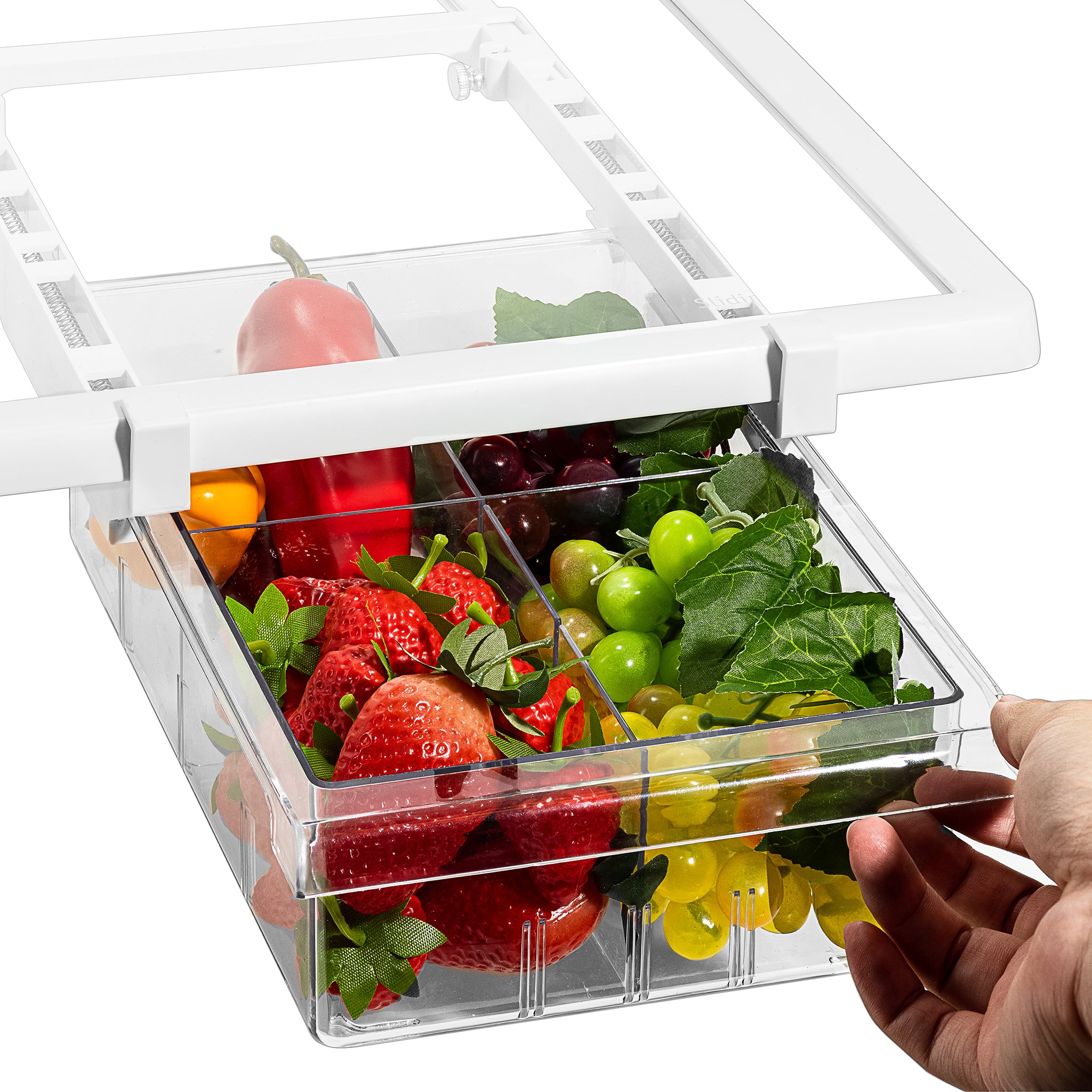 Sorbus Pull Out Fridge Drawer - Attachable Deli Drawer – Sorbus Home