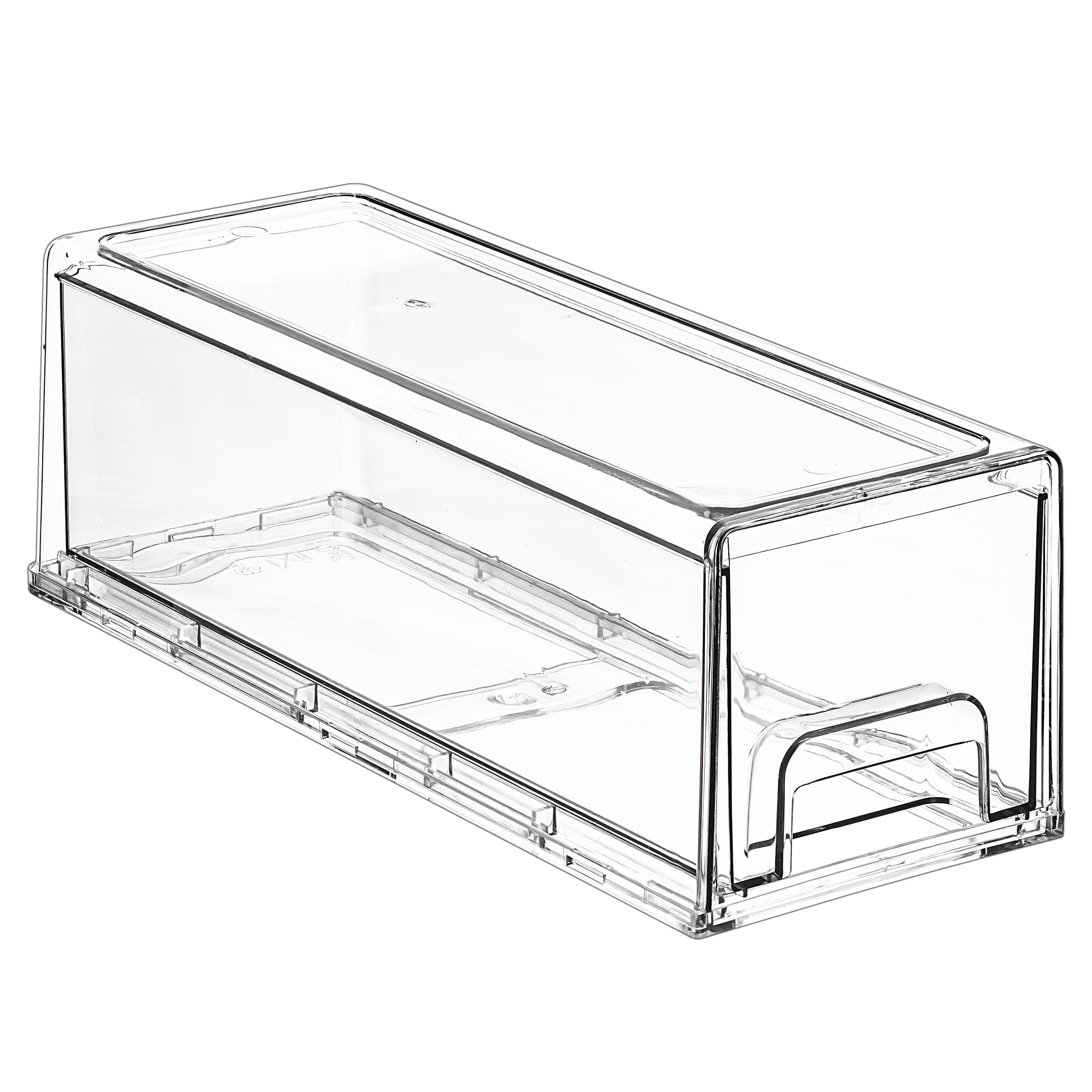 Sorbus Clear Stackable Pull-out Refrigerator Organizer Bins (2 Pack
