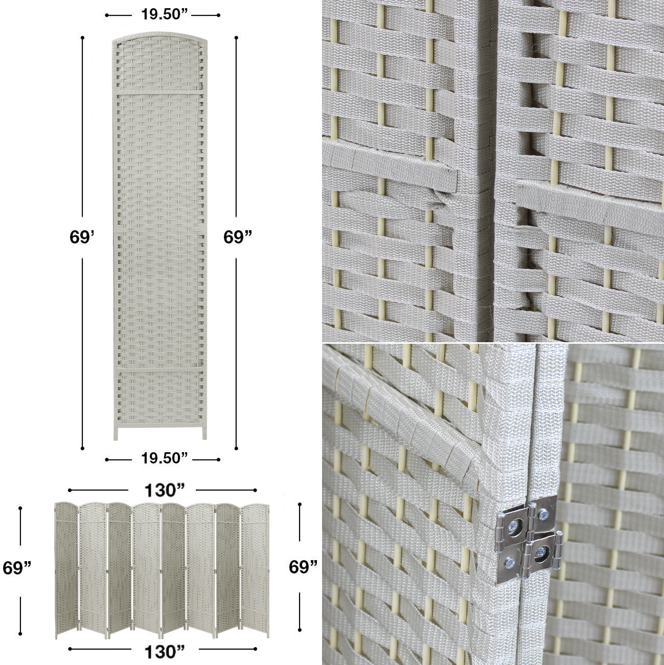 room divider, 8 panels, double hinged, portable room divider, 8 panels, double hinged, portable