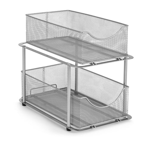 Mesh Sliding Drawers Baskets (2 Tier)