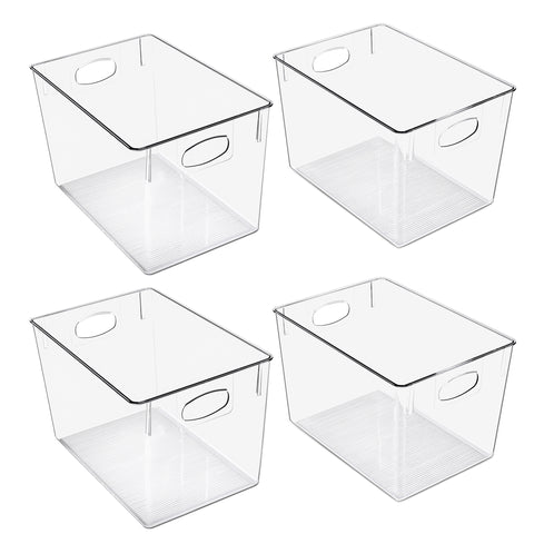 Clear Storage Bins Large