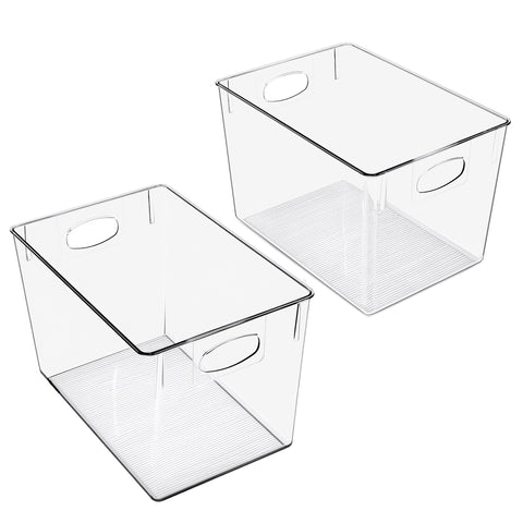 Clear Storage Bins Large