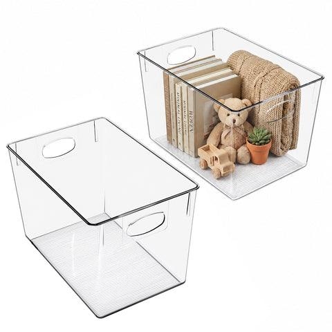 Clear Storage Bins Large