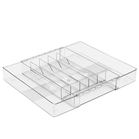 Expandable Kitchen Drawer Organizer & Utensil Tray