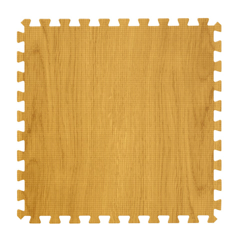 16 Tiles 64 Sq ft Wood Grain Foam Mats