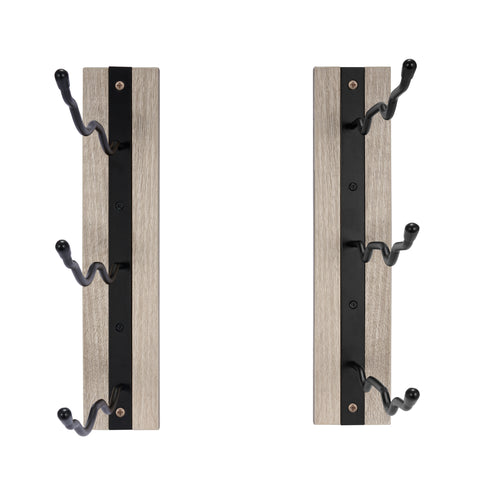 Wine Rack and Glass Holder Wall Mounted (6Pc)
