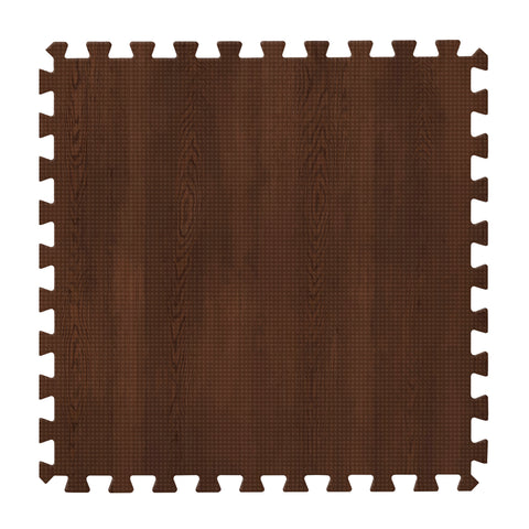 16 Tiles 64 Sq ft Wood Grain Foam Mats