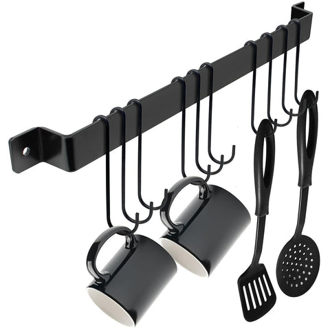 Utensil Rail Bar with Hooks