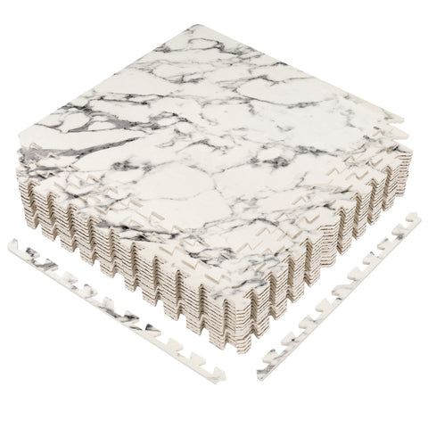 16 Tiles 64 Sq ft Wood Grain Foam Tiles