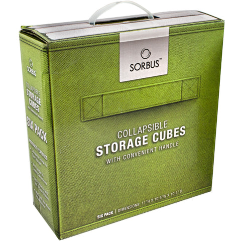 11" Cube Storage Bins (6 Pack)