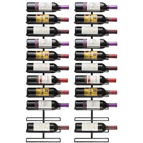 6-Tier Bottle Wall Mounted Wine Rack