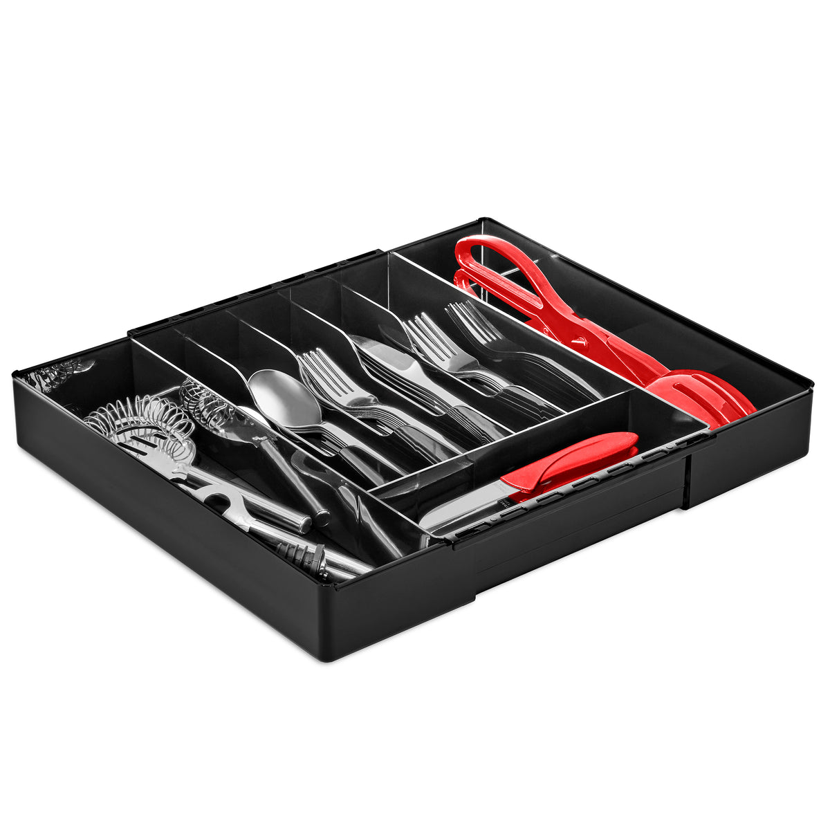 Expandable Kitchen Drawer Organizer & Utensil Tray