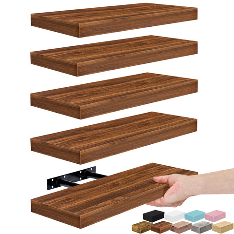 Wall Mounted Floating Shelves (5 Pack)