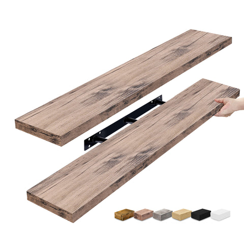 Extra Long Floating Shelves (Set of 2)