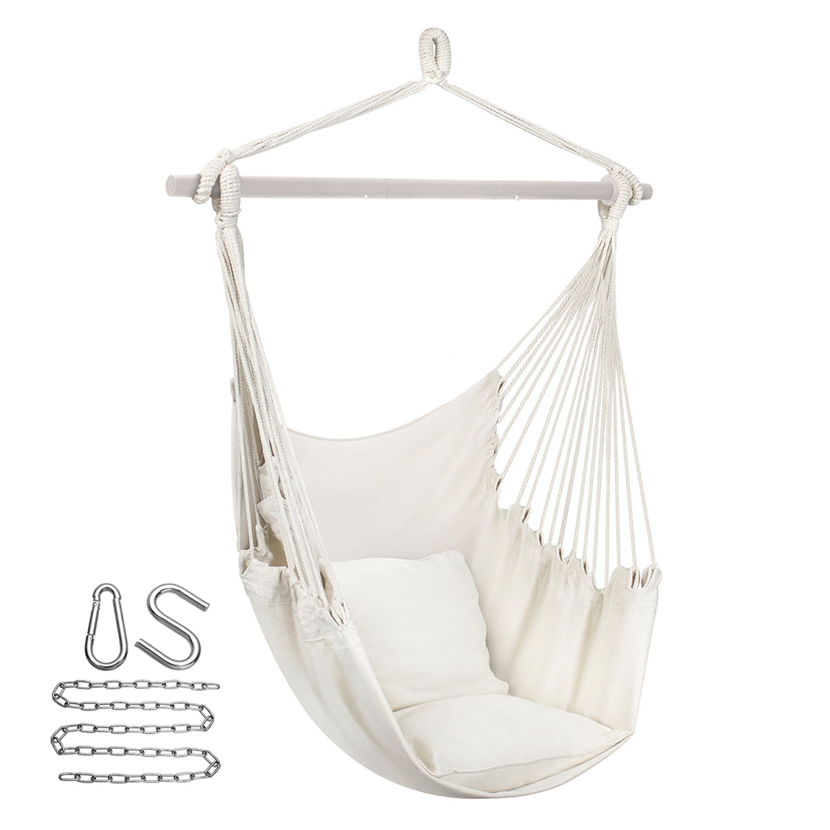 Caribbean Style Hanging Hammock Swing Chair