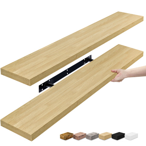Long Floating Shelves (2 Pack)