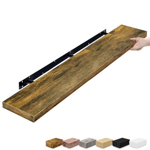 55-Inch Extra Long Floating Shelf (1-Piece)