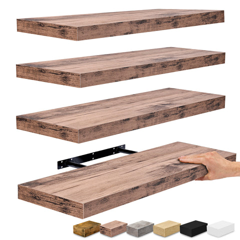 24" Floating Shelves (4 Pk)