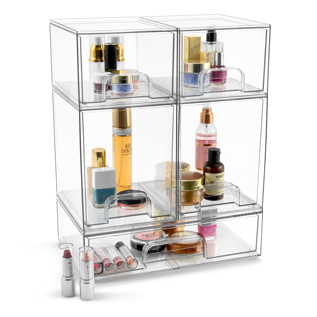 Acrylic Organizer Storage Drawers (5 Drawer)