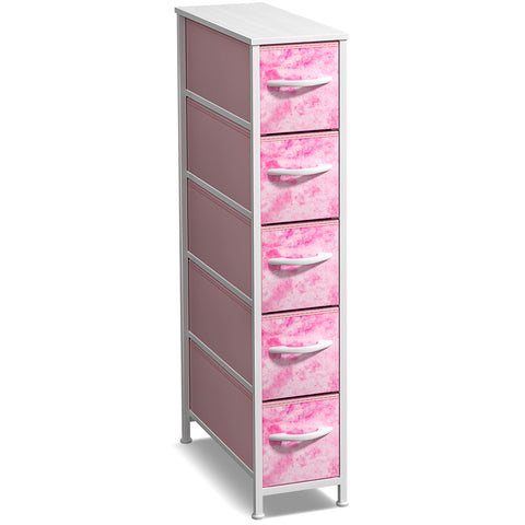 5 Drawer Narrow Storage Tower