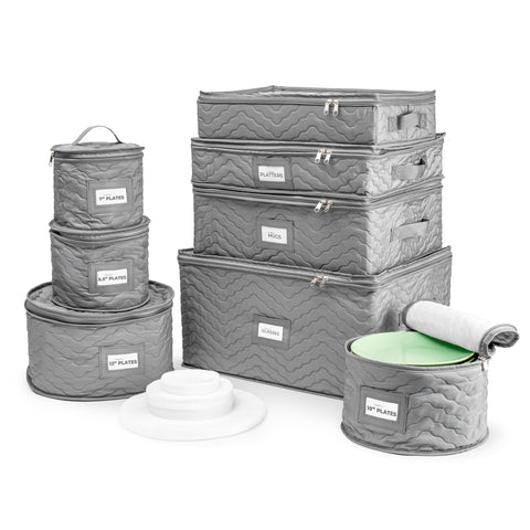 Dinnerware Quilted Storage Set (8 Pc)