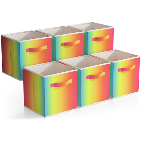 11" Cube Storage Bins (6 Pack)