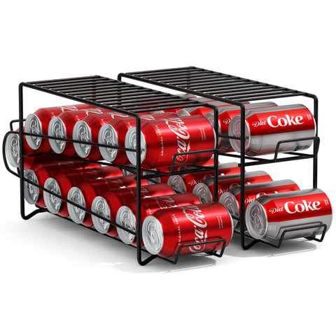 Soda Can Beverage Dispenser Rack (2 Pack)